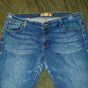 Old Navy, 18 Short, Bootcut, Blue Jeans
